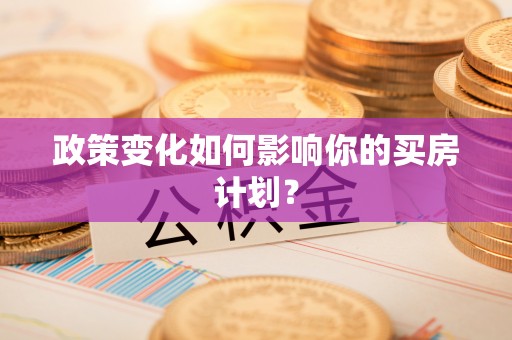安庆政策变化如何影响你的买房计划？